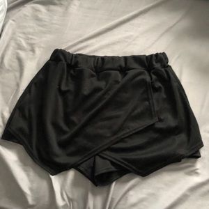 Black envelope skort